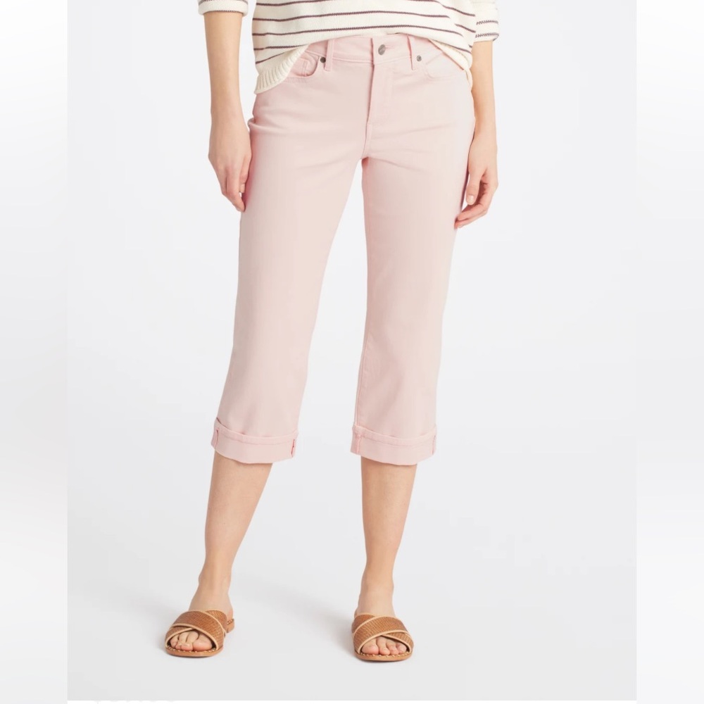 NYDJ Light Pink Cuff Jeans. Size 10